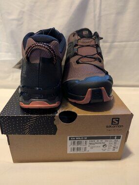 Salomon xA Wild Women Trail Hike Running Shoe Sz 11, Pink/Black NWB
